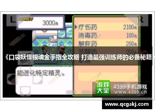 《口袋妖怪银魂金手指全攻略 打造最强训练师的必备秘籍》
